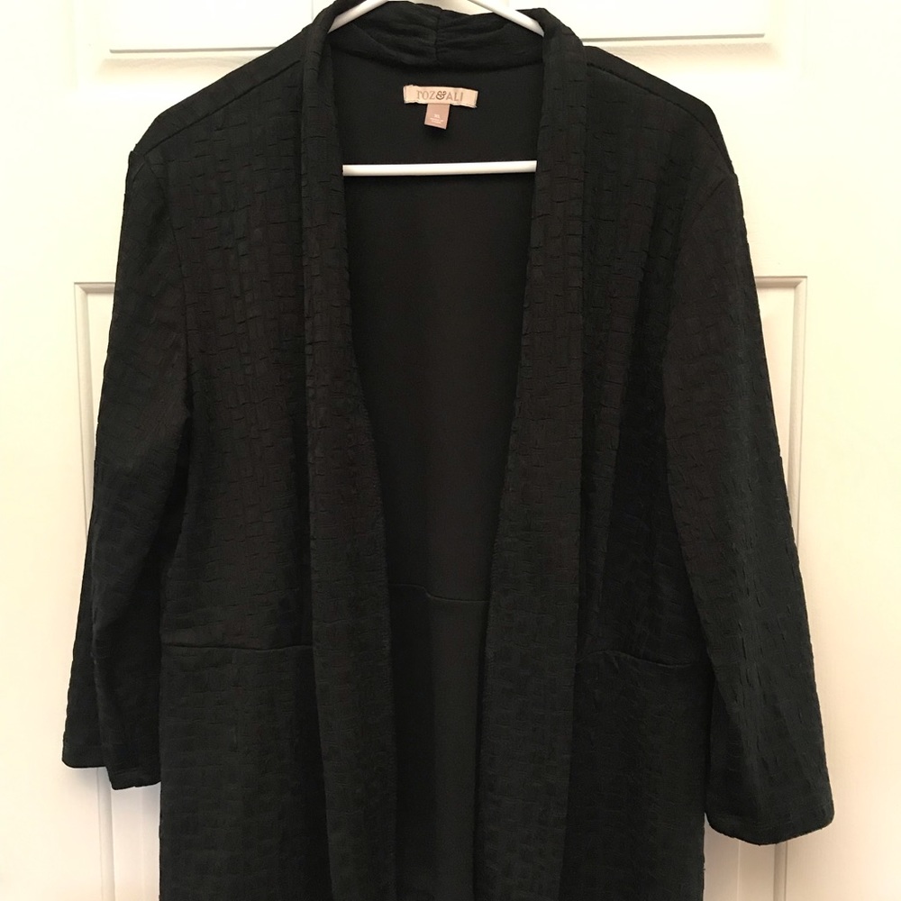 Textured suit jacket